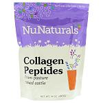   NuNaturals, Collagen Peptides, 14 oz (397 g)    2 !!! 
 520 