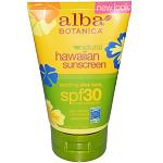    ,   SPF 30, 4   (113 ) Alba Botanica, Natural Hawaiian Sunscreen, SPF 30, 4 oz (113...