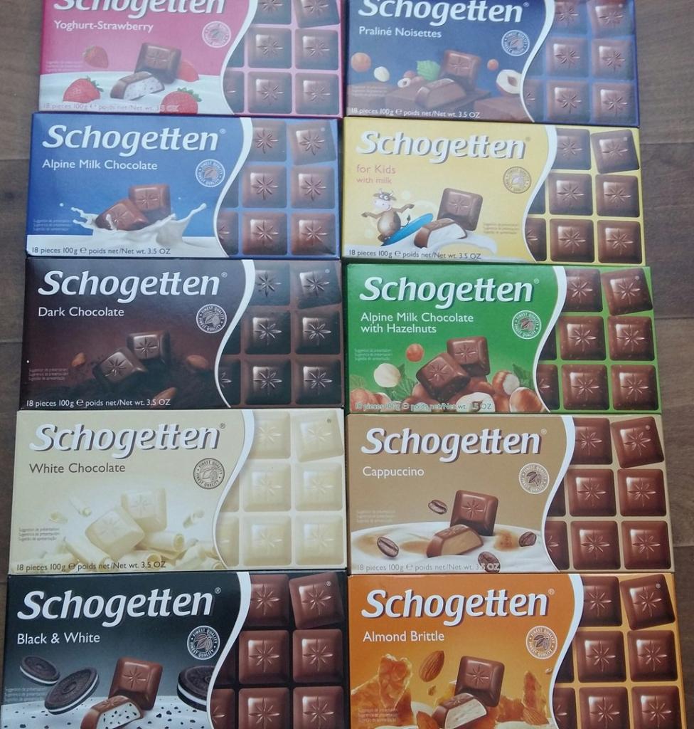 4 Шоколад Schogetten