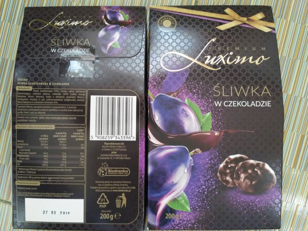 Конфеты sliwka Польша